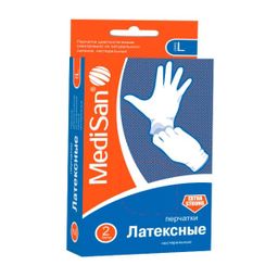 MediSan Extra Strong перчатки смотровые латексные