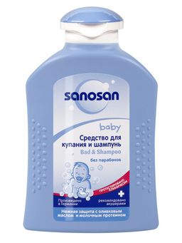 Sanosan Baby Средство для купания и шампунь