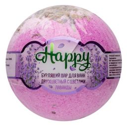 Happy Бурлящий шар для ванн двухцветный