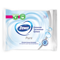 Zewa Pure влажная туалетная бумага