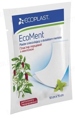 Ecoplast Пластырь перцовый с ментолом EcoMent