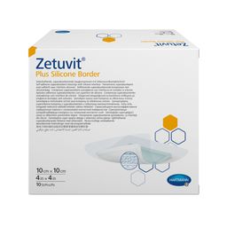 Zetuvit Plus Silicone Border Повязка суперабсорбирующая