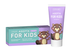 Асепта Kids Детская гелевая зубная паста от 4 до 8 лет