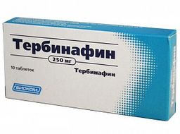 Тербинафин, 250 мг, таблетки, 10 шт., Биоком
