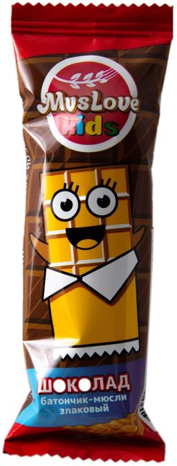 Muslove Kids Батончик-мюсли злаковый шоколад