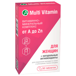 Multi Vitamin Витаминно-минеральный комплекс A-Zn для женщин