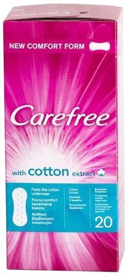 Carefree with Cotton Extract салфетки женские гигиенические с экстрактом хлопка