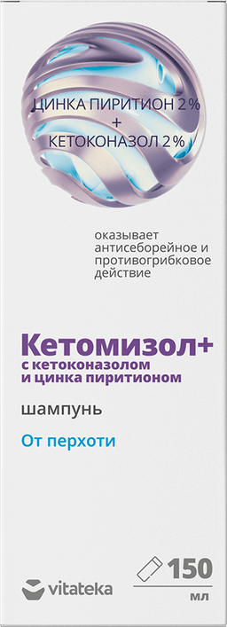 Витатека Кетомизол+ Шампунь от перхоти с цинком