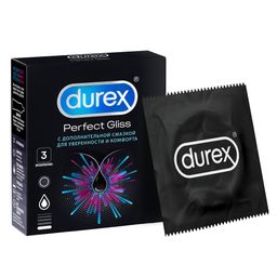 Презервативы Durex Perfect Gliss из натурального латекса