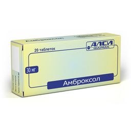 Амброксол, 30 мг, таблетки, 20 шт., АЛСИ
