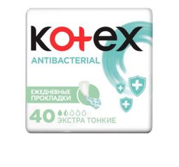 Kotex Antibacterial Прокладки ежедневные