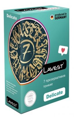 Lavest Delicate Презервативы ультратонкие