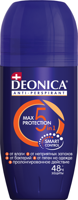 Deonica Антиперспирант For men Max protection 5в1
