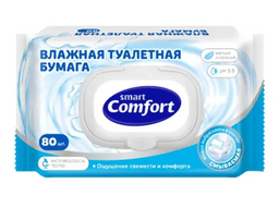 Smart comfort туалетная бумага влажная