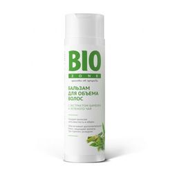 Biozone Бальзам для волос Объем зеленый чай бамбук