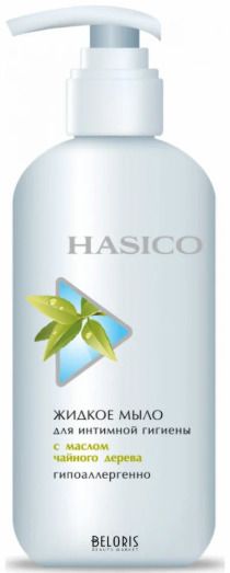 Hasico мыло жидкое для интимной гигиены с маслом чайного дерева