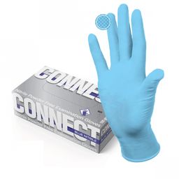 Перчатки смотровые Connect Blue Nitrile нитриловые