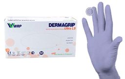 Перчатки смотровые неопудренные DERMAGRIP ULTRA LS (нитрил)