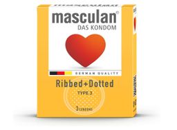 Презервативы Masculan Ribbed + Dotted