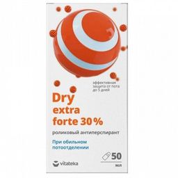 Витатека Dry Extra Forte роликовый антиперспирант 30%