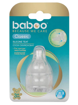 Baboo Classic Соска силиконовая молочная