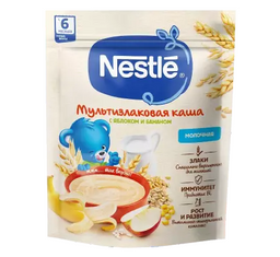 Nestle Каша молочная мультизлаковая яблоко банан