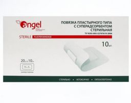 Angel повязка пластырного типа с суперадсорбентом