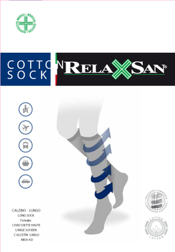 Relaxsan Cotton Socks Гольфы с хлопком 1 класс компрессии Унисекс