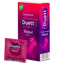 Презервативы Duett Ribbed
