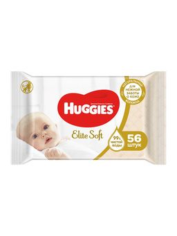 Huggies elite soft салфетки влажные детские