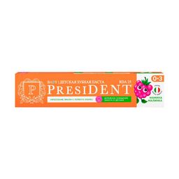 PresiDent Зубная паста детская Мамина малинка 25 RDA