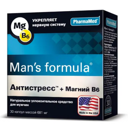 Man's formula Антистресс Магний + Витамин B₆