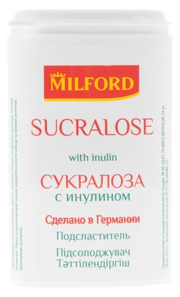Milford Sucralose Заменитель сахара с инулином