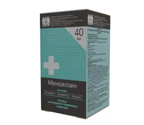 Меновазин, раствор для наружного применения спиртовой, 40 мл, 1 шт., Флора Кавказа