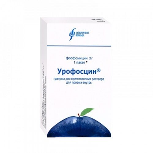 Урофосцин, гранулы для приготовления раствора для приема внутрь, 3 г, 1 шт.