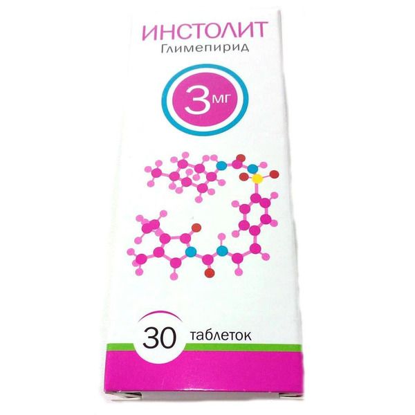 Инстолит, 3 мг, таблетки, 30 шт.