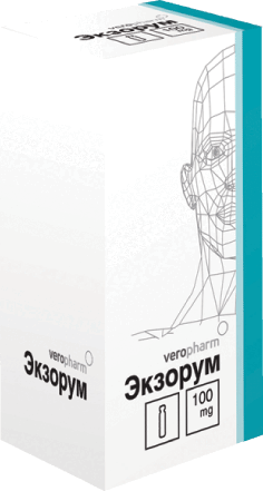 Экзорум, 100 мг, лиофилизат для приготовления раствора для инфузий, 1 шт.