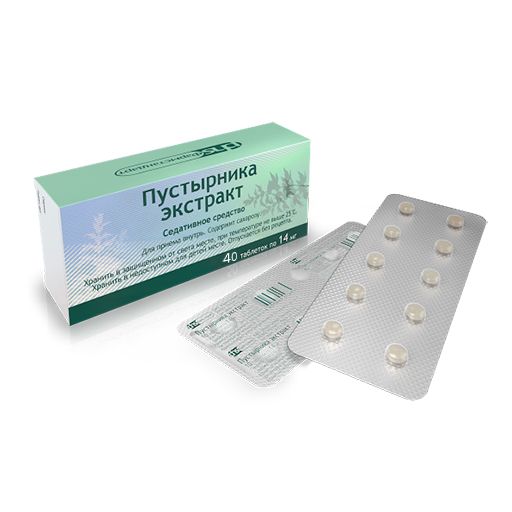 Пустырника экстракт Фармстандарт, 14 мг, таблетки, 40 шт.