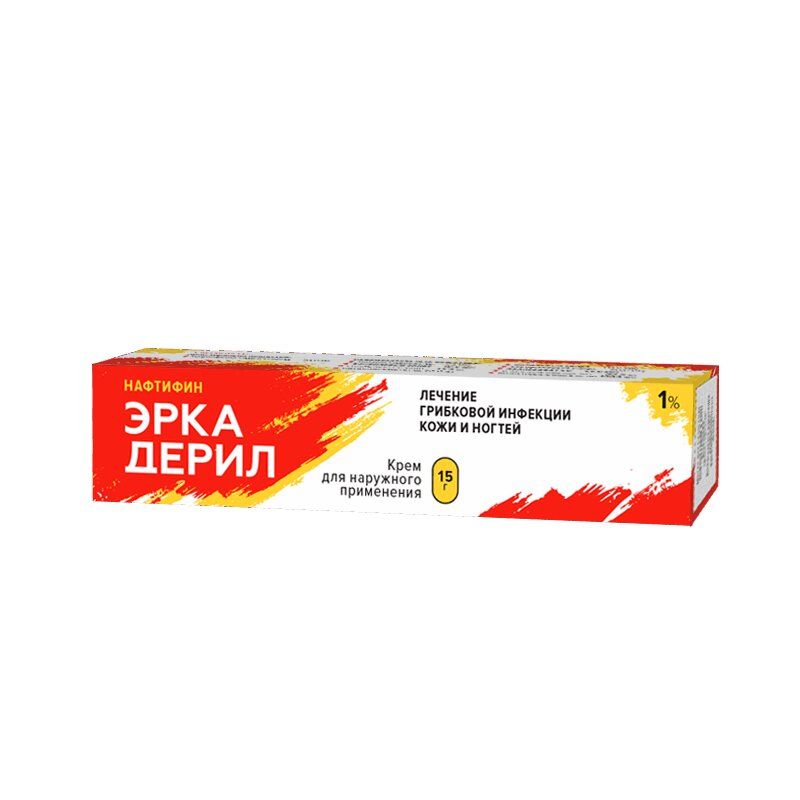 Эркадерил, 1%, крем для наружного применения, 15 г, 1 шт.
