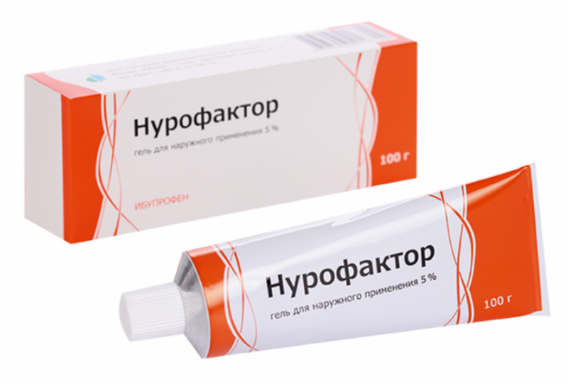 Нурофактор, 5%, гель для наружного применения, 100 г, 1 шт.
